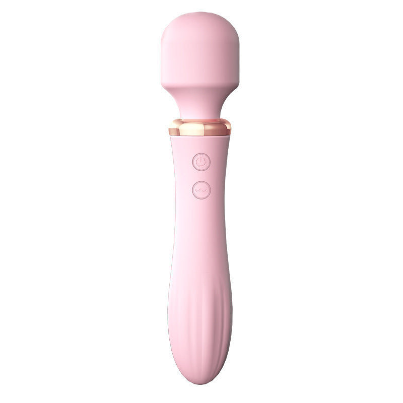 Female heated double shock adult massage masturbator
