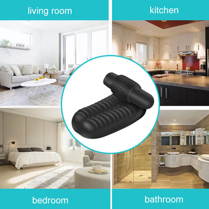 10-frequency rechargeable wearable vibrating sex finger sleeve