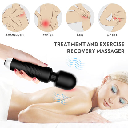 Multi-frequency AV stick female masturbator G-spot vibrator