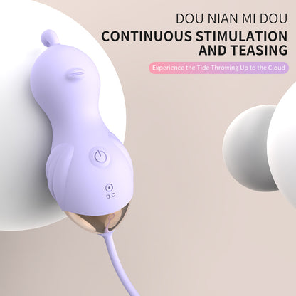 Erotic pull-out rope vibrating egg multi-frequency vibrating masturbator