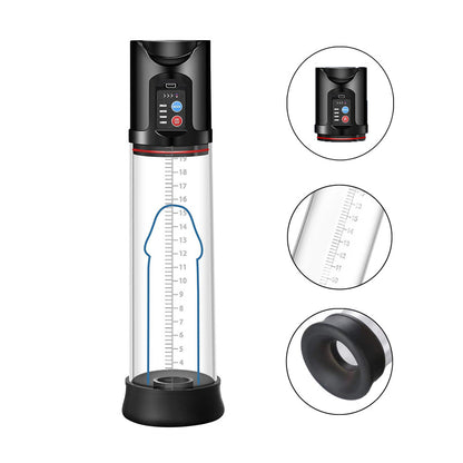Electric trainer with multi-frequency speed adjustment to enlarge the suction masturbator