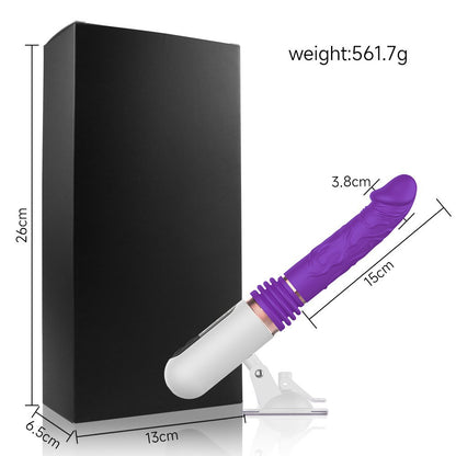 Miniature automatic vibrating telescopic affordable sex machine