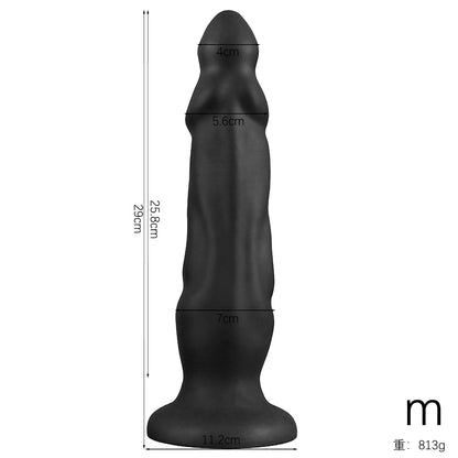 Double-headed silicone anal plug