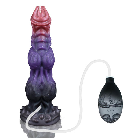 Special-shaped silicone dildo masturbator