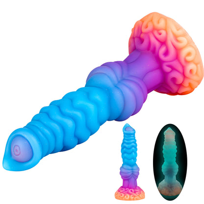 Automatic telescopic vibrating dildo, G-spot massager, electric masturbator.