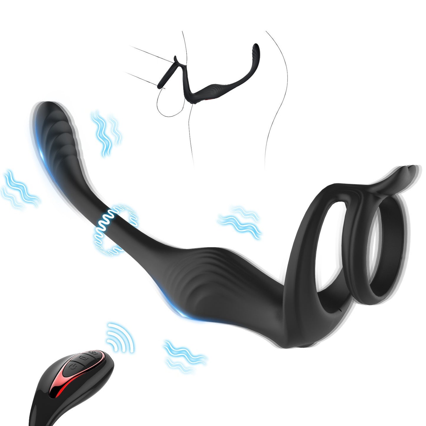 Flying Bird Second Generation Vibrating Penis Lock Ring