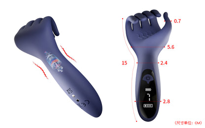 Glans endurance training penis exerciser aircraft cup male masturbator electric finger kneading