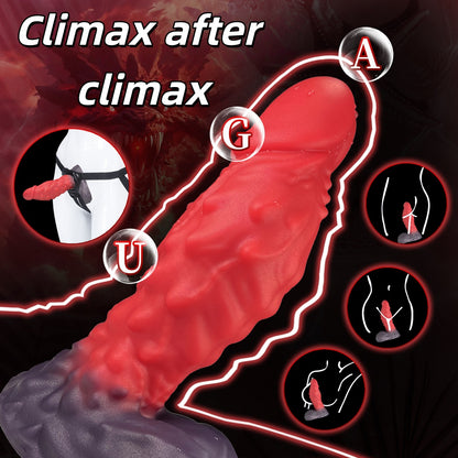 Large, irregularly shaped anal plug for vaginal dilation, adult masturbation dilator