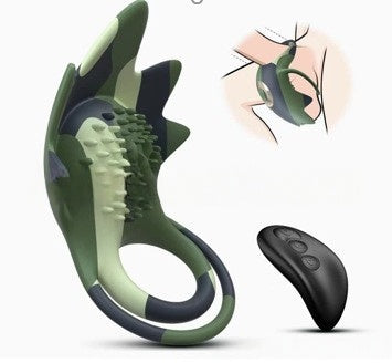 Starfish Wireless Remote Control Lock Ring Couple Masturbation Machine