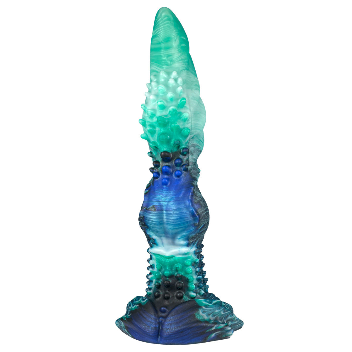 Alien-shaped wolf tooth silicone erotic anal plug