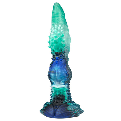 Alien-shaped wolf tooth silicone erotic anal plug