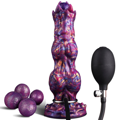Alien ovipositor, monster, egg-spraying, large dildo