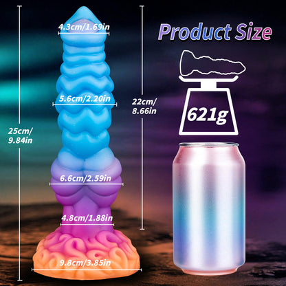 Automatic telescopic vibrating dildo, G-spot massager, electric masturbator.