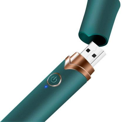 Makeup brush USB rechargeable vibrating massage mini masturbator