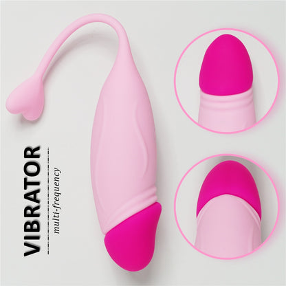 Color matching vibrating egg APP remote control vibration anal plug masturbator