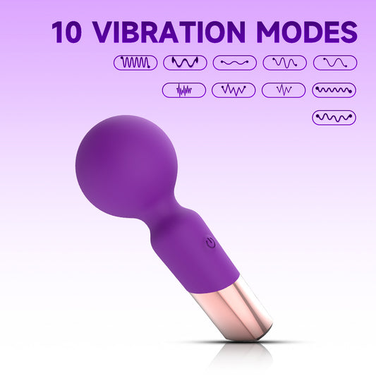 10-frequency large head mini AV vibrator