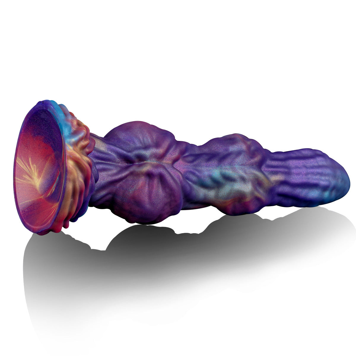 Alien double-egg silicone dildo