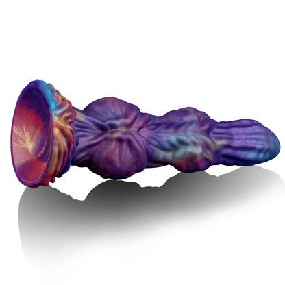Alien double-egg silicone dildo