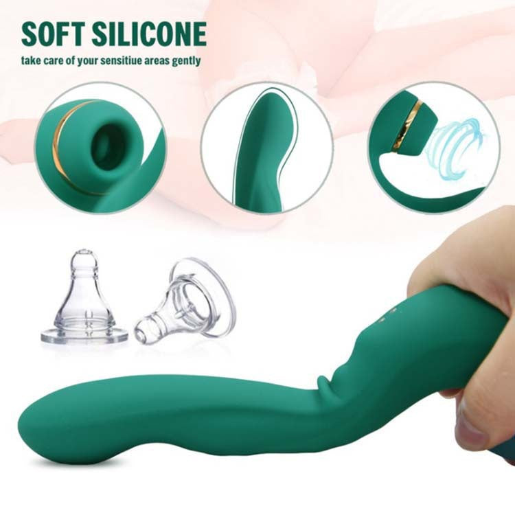 Emerald Sucking Vibrator for Women, Adult Products, Sex Toys, Massagers, and AV Devices
