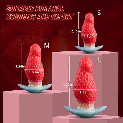 Strawberry anal plug