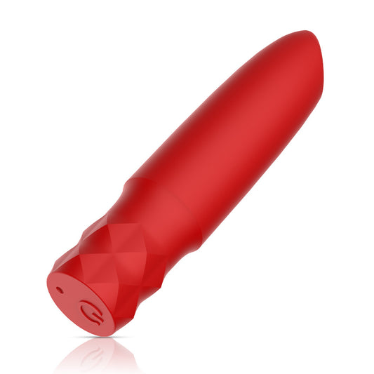 High-vibration silicone bullet-shaped vibrator