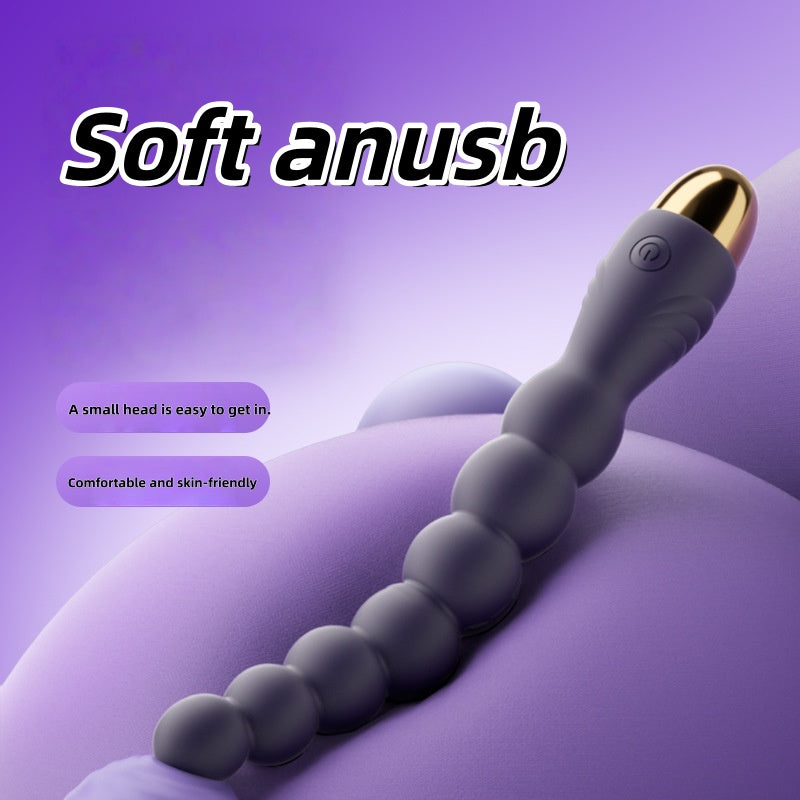 Backyard beading anal plug out vibrating stick backyard anal toy Adult interest