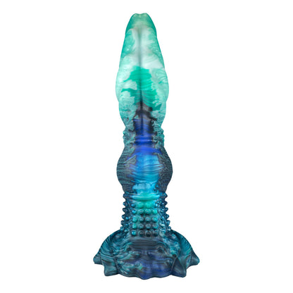 Alien-shaped wolf tooth silicone erotic anal plug