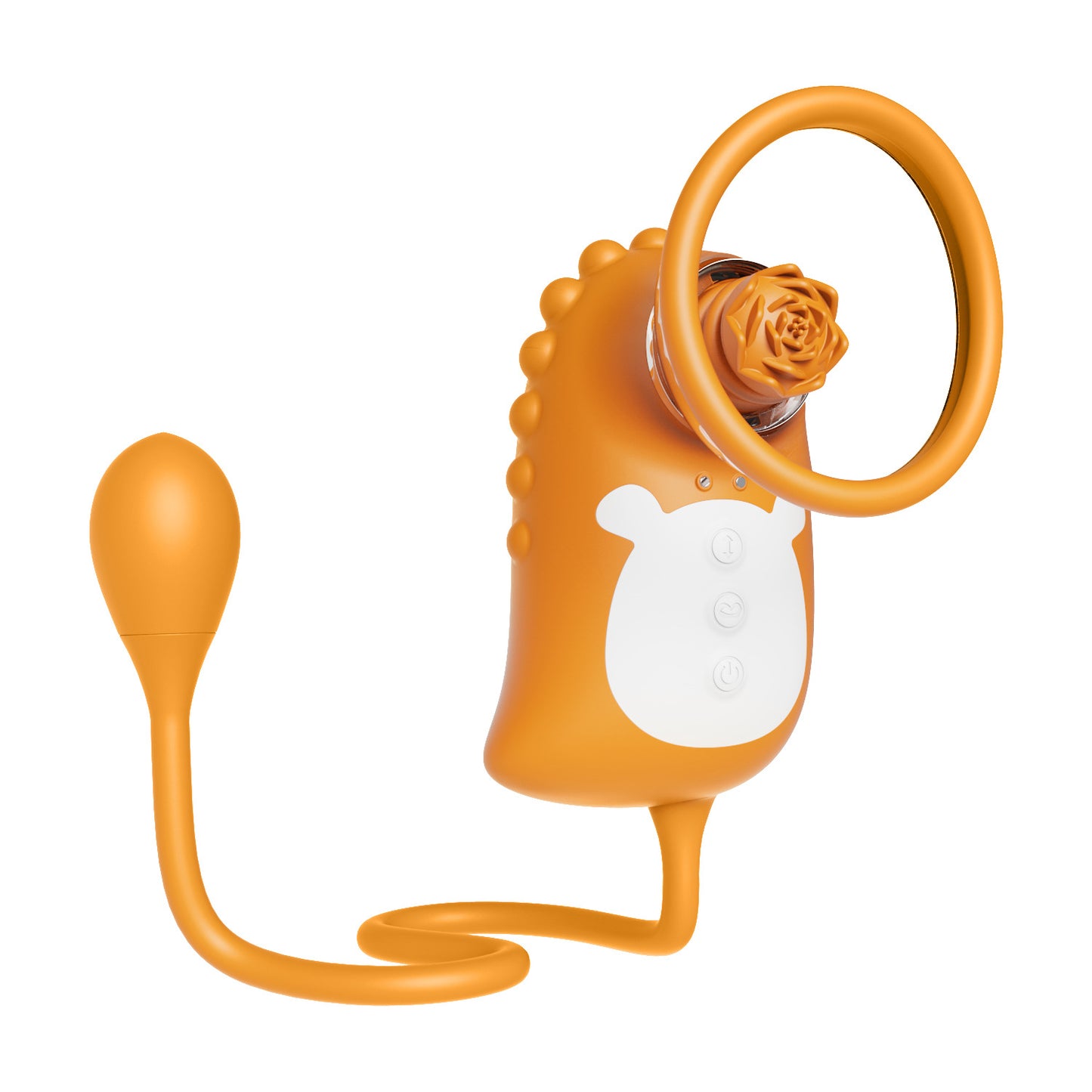 Dinosaur breast pump sucking telescopic vibrating masturbator