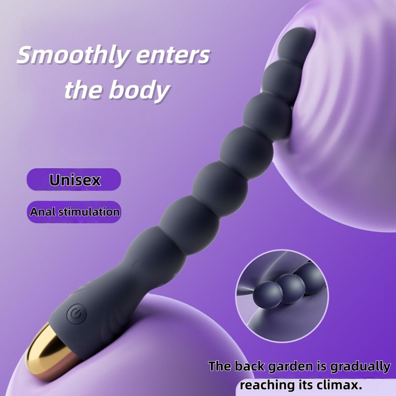 Backyard beading anal plug out vibrating stick backyard anal toy Adult interest