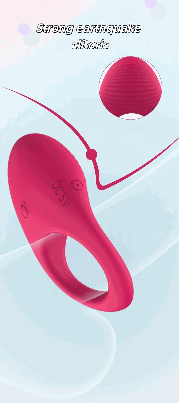 Silent waterproof masturbator silicone sleeve lock sperm ring catheter
