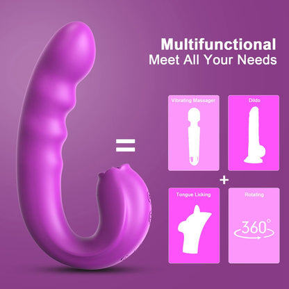 Erotic toys, tongue-licking vibrating rocking female masturbation devices, affordable price