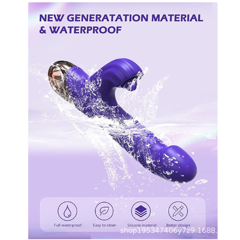 Female masturbation retractable massager