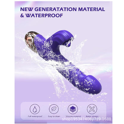 Female masturbation retractable massager