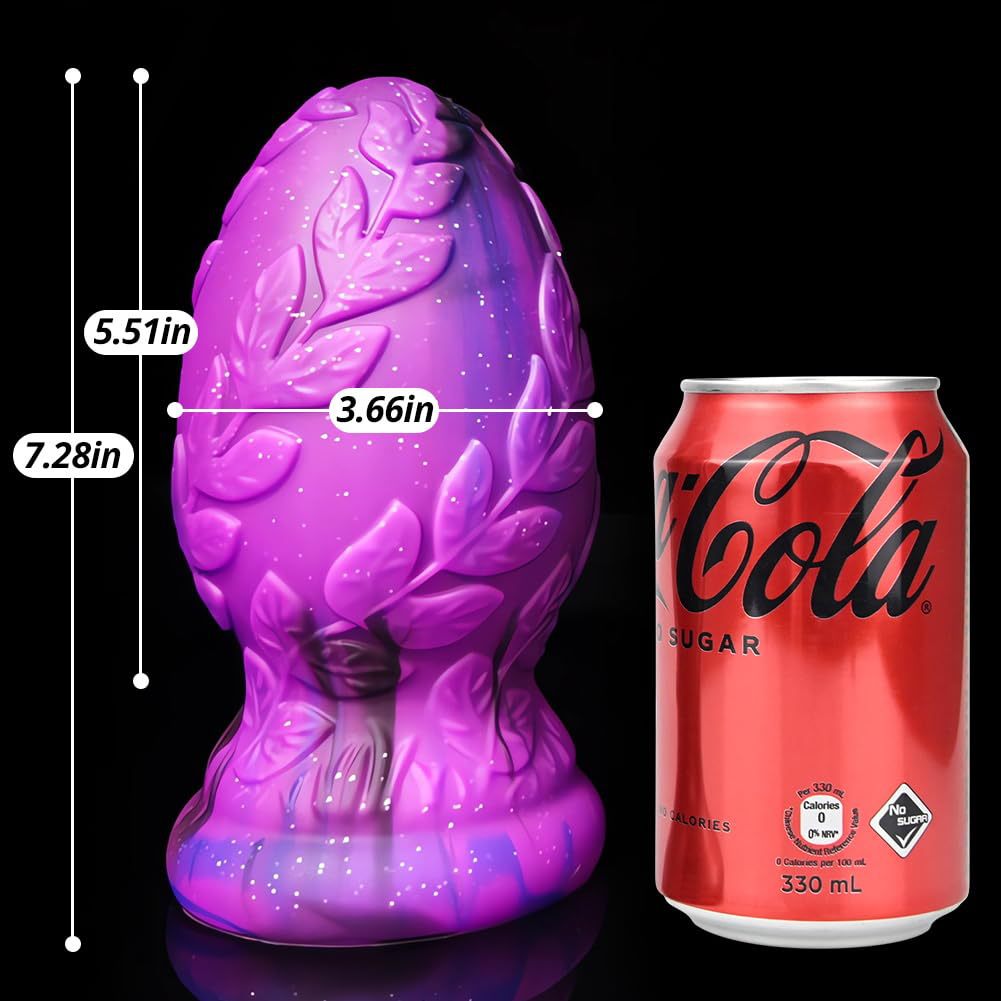 Extra Large Silicone Irregularly Shaped Anal Plug for Vaginal Dilation and Anal Spraying