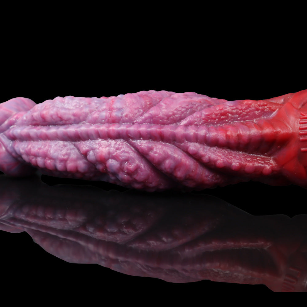 Special-shaped double-headed silicone lesbian dildo dual-use masturbator