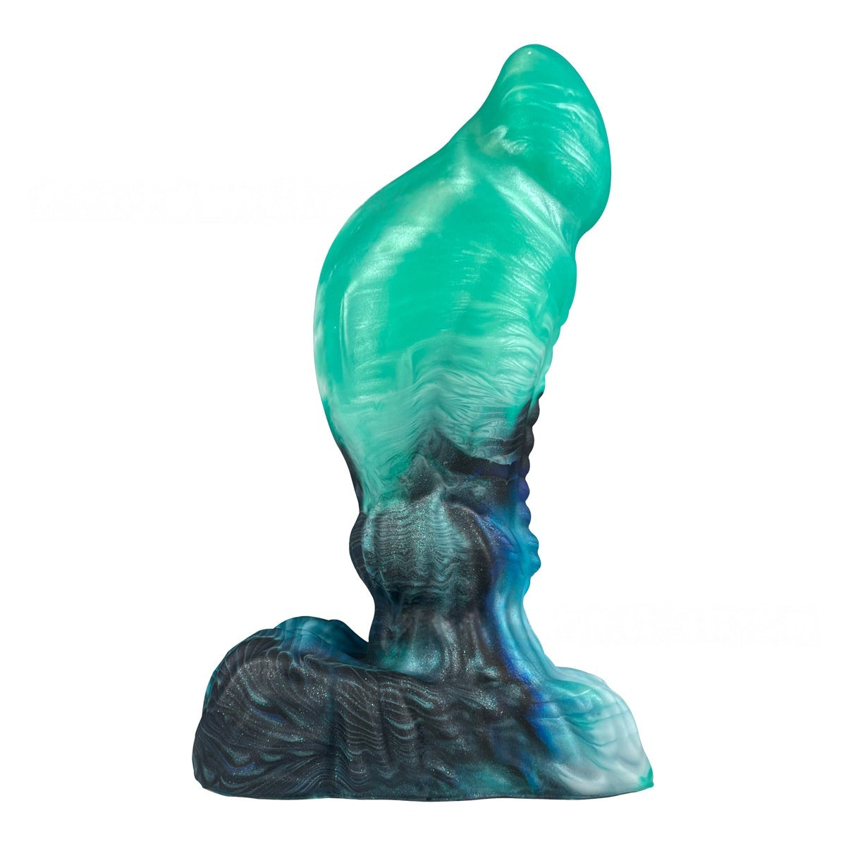 Colored silicone anal plugs, alien animal dildos