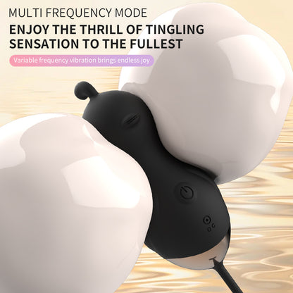 Erotic pull-out rope vibrating egg multi-frequency vibrating masturbator