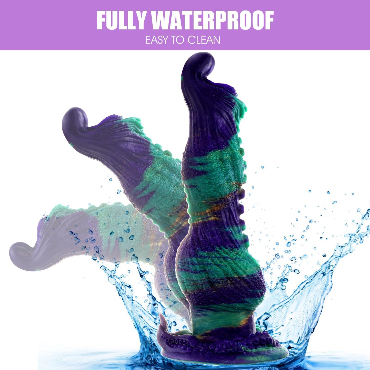 Octopus-shaped sucker anal plug dildo