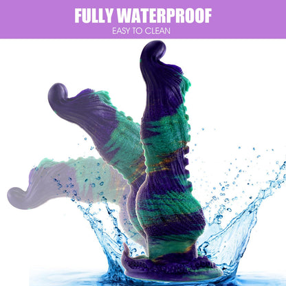 Octopus-shaped sucker anal plug dildo