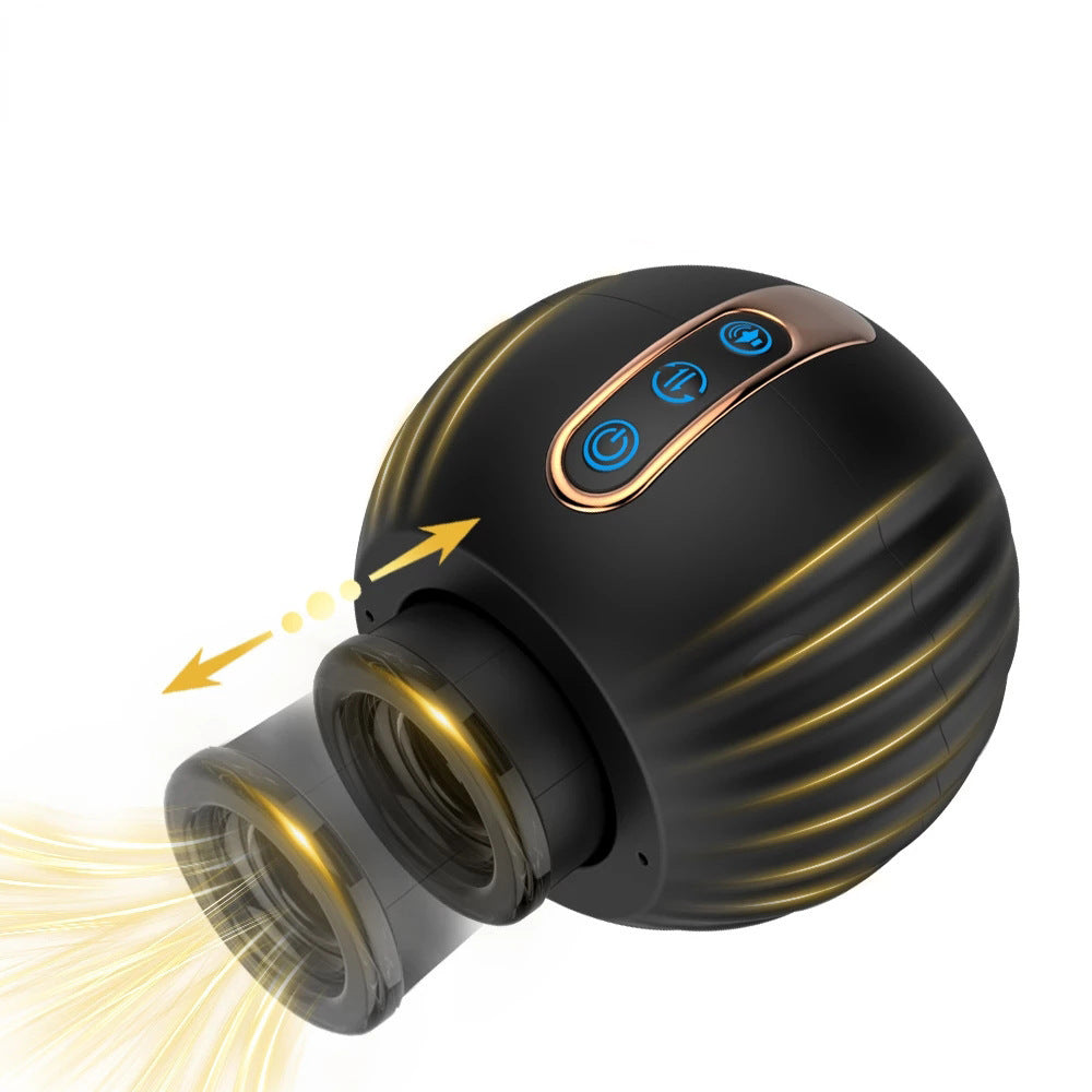 Little Pumpkin Fully Automatic Retractable Rotating Masturbator for Men Penis Exerciser