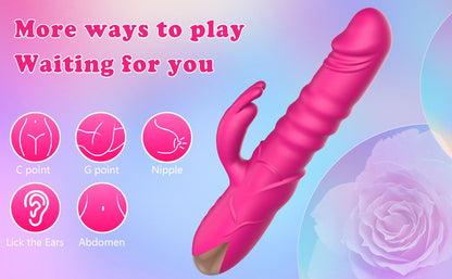 多频拉伸振动女性性爱机器