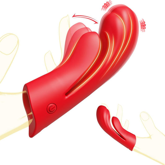 Electric finger sleeve masturbation vibrator G-spot vibrator