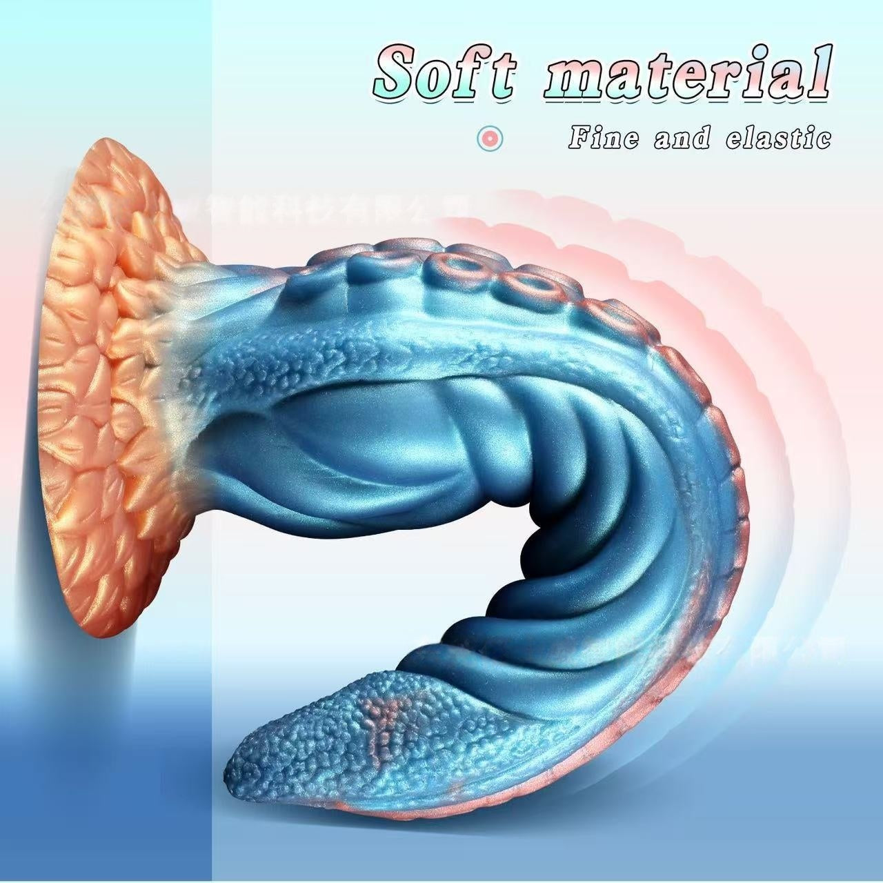 Alien-shaped anal plug, oversized dildo