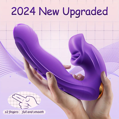 Lip language vibrator ball rotating big mouth biting tongue licking masturbation vibrator