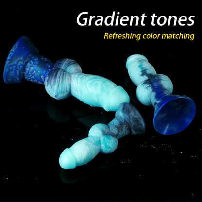 Mixed-color, oddly shaped anal plugs, erotic anal dilators, masturbation devices