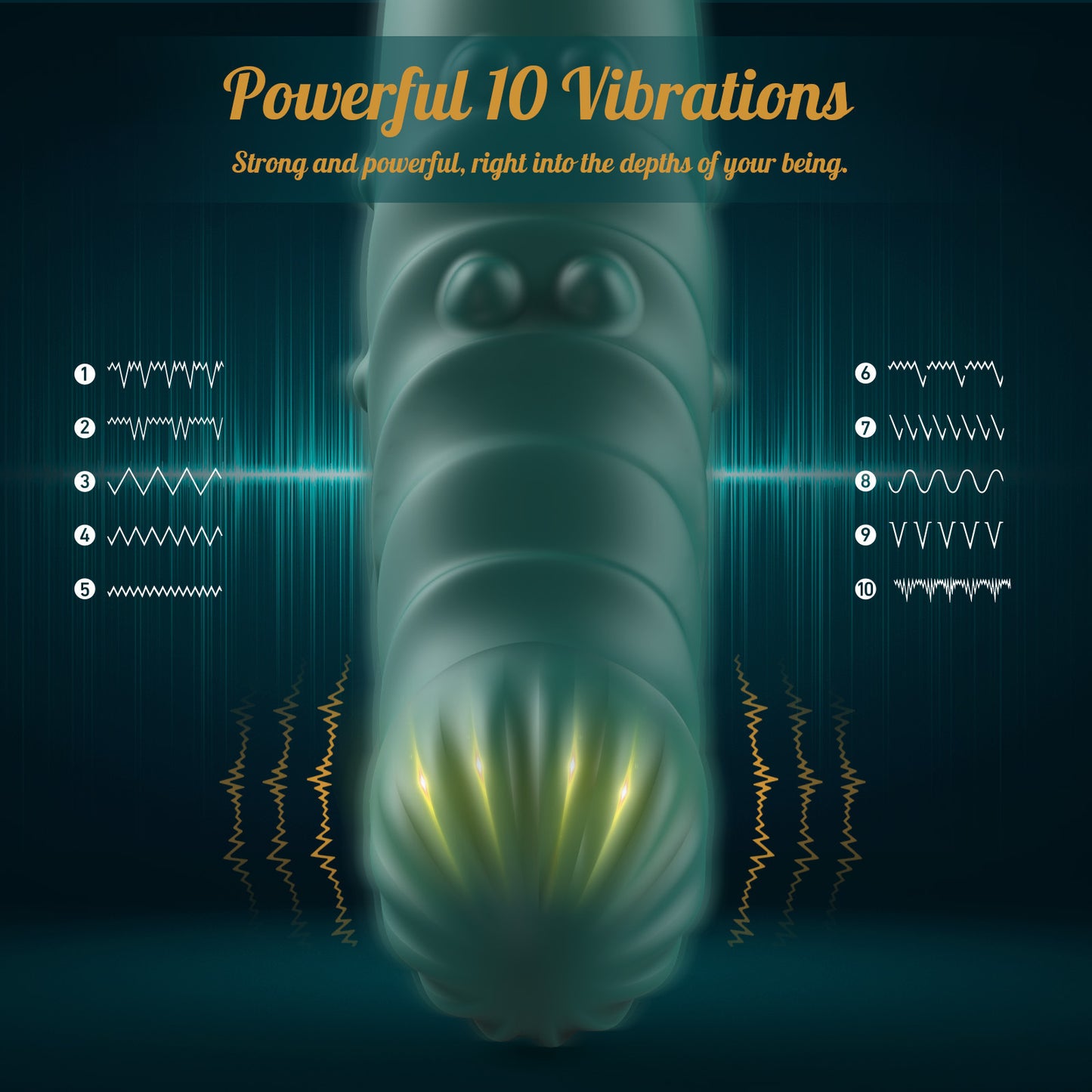 Arcee Two-way Retractable Vibrator for Women