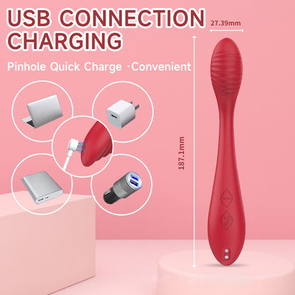 Nine-frequency orgasm vibration silicone woman sex machine