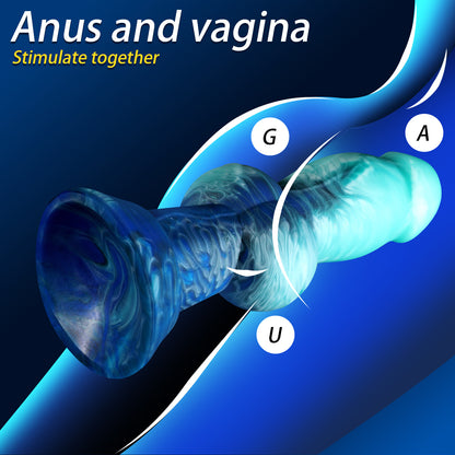 Mixed-color, oddly shaped anal plugs, erotic anal dilators, masturbation devices