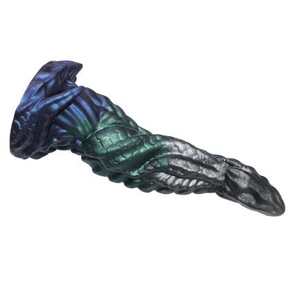 Oddly shaped anal plug for male and female masturbation silicone dildo