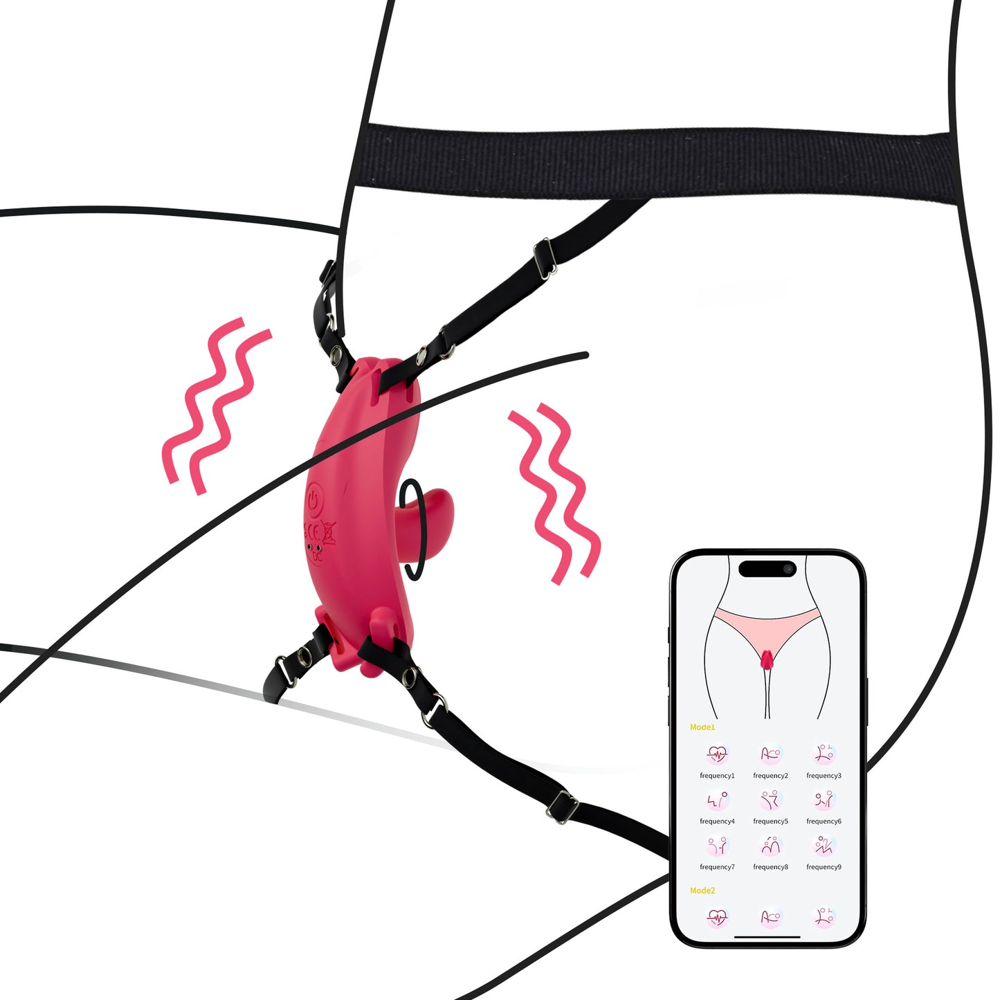 Ruby wearing a vibrator